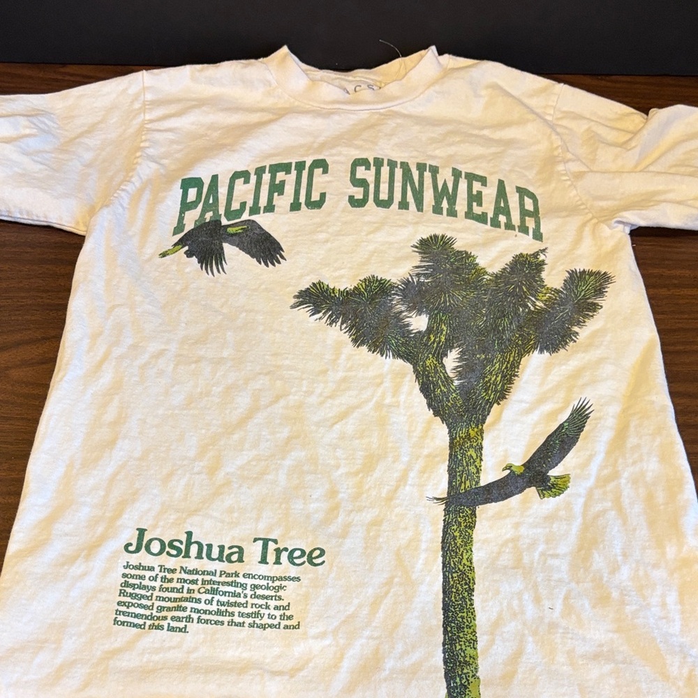 PacSun Cream Joshua Tree Graphic Tee